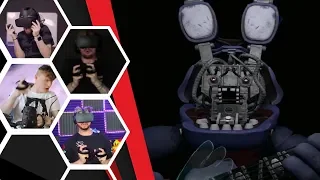 Let's Players Reaction To Trying To Repair Bonnie In The New Parts & Service Minigame