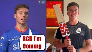 Dewald Brevis shocking reaction about joining RCB & leaving MI #ipl2023 #shortvideo #dewaldbrevis