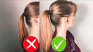 Объемный Хвост за 5 минут! Лайфхаки для волос. Ponytail hack ©LOZNITSA