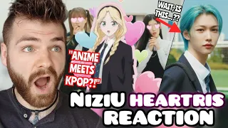 WHAT IS THIS???! | NiziU (니쥬) "HEARTRIS" M/V | REACTION!!