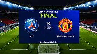 PSG vs Manchester Uinted - Final UEFA Champions League UCL 2021/2022 - eFootball PES 2021