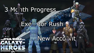 Month 3 Account Progress, Executor Rush (F2P) #swgoh