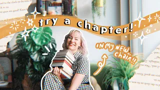 Try A Chapter 📚 (feat. my sister and my new chair I won't shut up about)