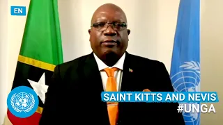 🇰🇳 Saint Kitts & Nevis - Prime Minister Addresses UN General Debate, 76th Session (English) | #UNGA