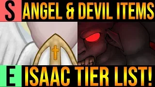 ALL ANGEL & DEVIL ITEMS RANKED! - The Binding Of Isaac Tier List