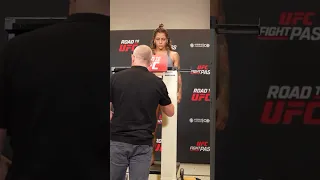 Wang Cong and Paula Luna - Official Weigh-ins - (ROAD TO UFC Season 3 - Episode 2) - /r/WMMA