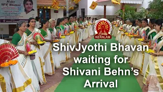 SHIVAJYOTHIBHAVAN WAITING FOR SHIVANI BEHN"S ARRIVAL