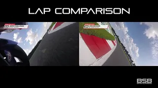 2019 Round 8 Cadwell Park - Datatag Qualifying comparison