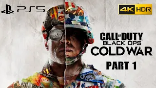 Call of Duty: Black Ops Cold War (PS5) 4K HDR + Ray Tracing Gameplay 60 FPS