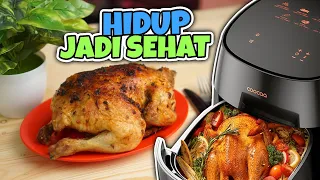 ENAK BANGET!! Masak Tanpa Minyak, Air Fryer Coocaa AF-DE1