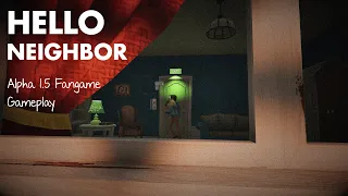 Hello Neighbor (Alpha 1.5) Fan-Game Gameplay