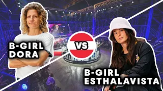 B-Girl Dora vs. B-Girl Esthalavista | Red Bull BC One Cypher Austria 2021