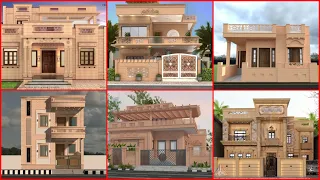 40 Best Top Jodhpuri Style House Elevation Design ।Beautiful Natural Jodhpur Stone House Design 2023