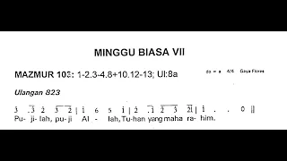 [Edisi Lama] Minggu, 19 Februari 2023 - MINGGU BIASA VII (Ketujuh) - Mazmur Tanggapan - Tahun A