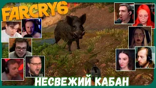 Реакции Летсплейщиков на Нападение Кабана из Far Cry 6