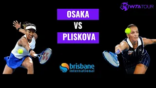 Best Tennis Matches of All Time: Naomi Osaka vs Karolina Pliskova / Brisbane International 2020