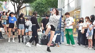 20220710 170118Guest#알리나(Alina)&Cute🥰#올가(Olga) GDM#갓동민 댄스버스킹 Hongdae Dance Busking 홍대 #SnowHorse