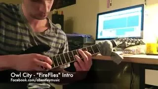 Owl City - "Fireflies" - Intro (Tapped on Electric Guitar)