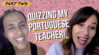 European Portuguese Grammar Lesson with MY teacher (watch me FAIL at pronouncing words!)
