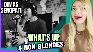 Vocal Coach/Musician Reacts: DIMAS SENOPATI 4 Non Blondes What's Up Cover - My Analysis!