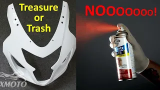 Trash or Treasure: '05 GSX-R750 DIY Rattle Can Spray Paint