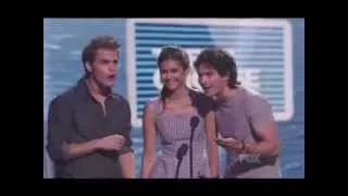 Ian, Nina and Paul Teen Choice Awards 2011