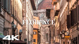 4K Florence Walking Tour - Around the city / ambience city sounds