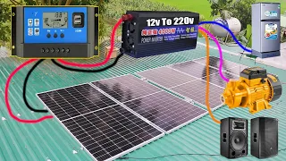 Cách Độ Sạc Năng Lượng Mặt Trời PWM để chạy Kích Điện 220v trực tiếp từ tấm năng lượng mặt trời