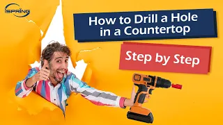 How to Drill a Hole in a Countertop | Under Sink Water Filter & Reverse Osmosis Installation