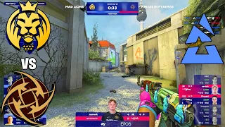 LAST CHANCE! - NiP vs MAD Lions - BLAST Premier - BEST MOMENTS | CSGO