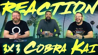 Cobra Kai 3x3 REACTION!! "Now You're Gonna Pay"