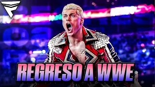 El EPICO REGRESO de Cody Rhodes a WWE