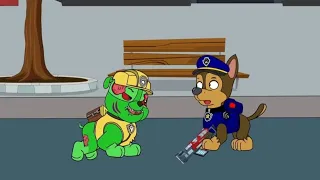 Rubble Turned into Zombie l PAW Patrol Ultimate Rescue - Zombie Attack
