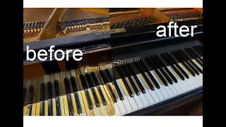 Restauration grand piano Steinweg