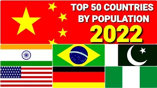 Most Populated Countries in the World 2022 | Populous Countries | Top 50