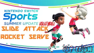 Switch Sports Update! NEW VOLLEYBALL MOVES! and UPDATE details
