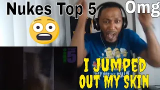 Nukes Top 5 - 5 Scary Ghost Videos That Will SCARE away YO MAMA (REACTION)
