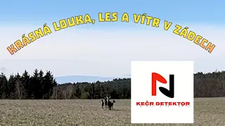 Detektor kovů - Krásná louka, les a vítr v zádech