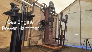 Gas Engine Powered Mechanical Power Hammer - Overview!