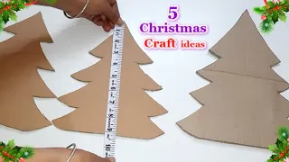 5 Economical Christmas Decoration idea with Simple material |DIY Affordable Christmas craft idea🎄133