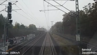 Führerstandsmitfahrt im Nebel | Frankfurt (M) Hbf➡️Karlsruhe Hbf | ICE 4 | BR 412 | Teil 1