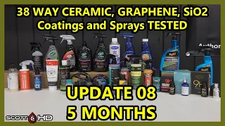 38 WAY CERAMIC COATINGS  Longevity Test - $9 to $1500 coatings & sealants - UPDATE 08 - 5 MONTHS