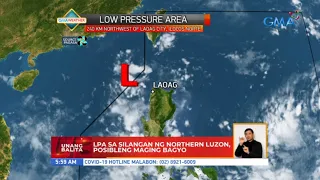 LPA sa Silangan ng Northern Luzon, posibleng maging bagyo | UB