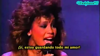 Whitney Houston "Saving All My Love for You" Grammys 1986 HD [Subtitulada Español]