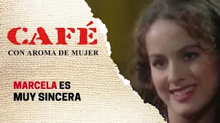 Marcela le dice a Gaviota que Sebastián está saliendo con Daniela | Café, con aroma de mujer 1994