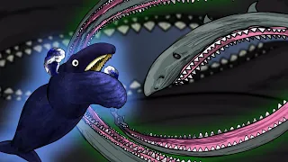 Beware of sharks as you escape the Bloop Diet, Space Whale! #animation