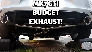 A GREAT BUDGET Cat-Back Exhaust For An MK7 GTI!