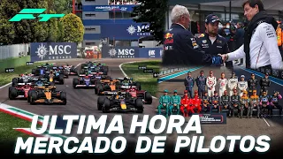 ¡¡ULTIMA HORA MERCADO de PILOTOS!! TOTO WOLFF DECIDE, NEGOCIACIONES de CHECO, SAINZ, SCHUMACHER…