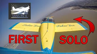 Solo Flight | Первый самостоятельный вылет на Van's RV-6