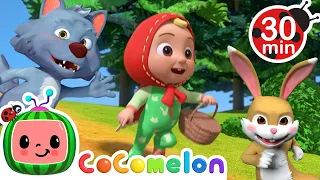 Little Red Riding JJ Costume! | CoComelon Fantasy Animal | Cartoons & Nursery Rhymes | Moonbug Kids